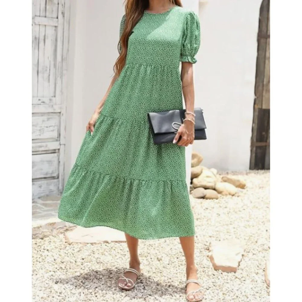 PRETTYGARDEN Women's Casual Boho Dress - Picture 1 of 7